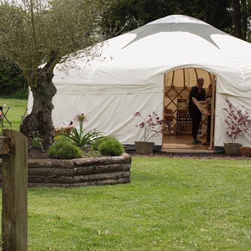 Riverside YURT , Riverside Cottage, Bransbury Nr Barton Stacey